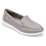 Rockport Women's Ayva Washable Loafer Heather Grey Washable Leather