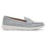 Rockport Women's Ayva Washable Penny Loafer Blue Chambray - Image 2