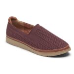 Rockport Women's Cobb Hill Camryn Slip-On Eggplant Textile Eco