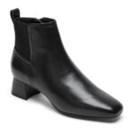 Rockport Women's Deidra Bootie Black Lthr