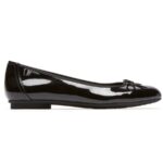 Rockport Women's Reagan Ballet Flat Black Patent Synthetic - Image 4
