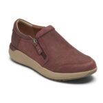 Rockport Women's Skylar Zip Slip-On Redwood