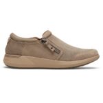 Rockport Women's Skylar Zip Slip-On Taupe - Image 2