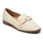 Rockport Women's Susana Woven Chain Loafer Vanilla