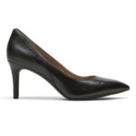 Rockport Women's Total Motion 75mm Pieced Heel Black Lizard - Image 2