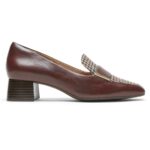 Rockport Women's Total Motion Esma Loafer Bourbon Plaid - Image 2