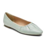 Rockport Women's Total Motion Laylani Gathered Flat Jade