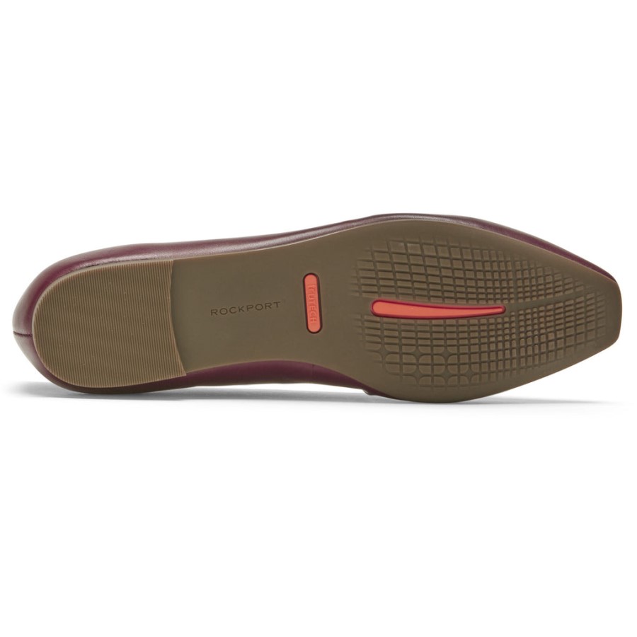 Rockport Women's Total Motion Laylani Gathered Flat Tawny Port - Image 3