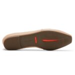 Rockport Women's Total Motion Laylani Gathered Flat Wafer Tan - Image 3