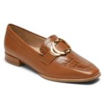 Rockport Women's Total Motion Santana Ring Loafer Tan Lthr