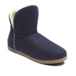 Rockport Women's truTECH Veda Slipper Boot Navy Wool