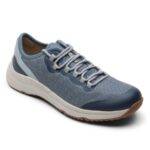 Rockport Women's XCS Total Motion Trail Lace-Up Blue Slate Water-Resistant Eco